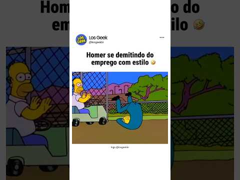 HOMER SE DEMITE DO EMPREGO! #simpsons #thesimpsons #shorts