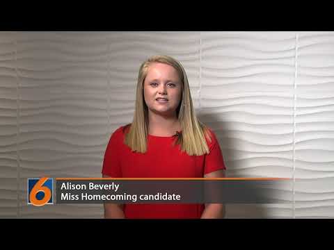 Miss Homecoming candidate Alison Beverly