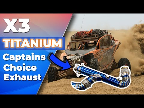 Can-Am X3 TITANIUM Captains Choice RPM SxS E-Valve Exhaust!