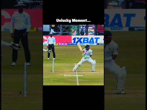 Unlucky Moment #shorts#cricket#cricketshorts