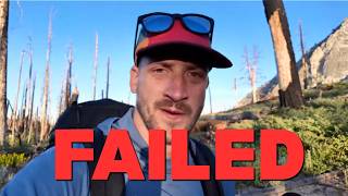 I Failed the John Muir Trail and Here's Why