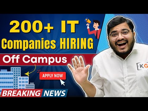 200 IT Companies Hiring 💥 | 2026, 2025, 2024, 2023 Batch Eligible | Off Campus Hiring | IT Jobs