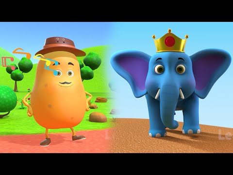 Billi Mausi Billi Mausi + Hathi Raja + Aalu Kachalu Beta | Kids Nursery Rhymes | 3D Animated Videos