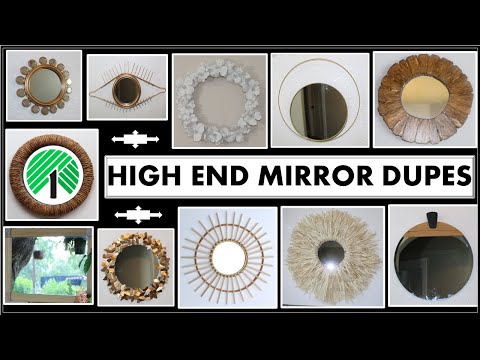 HIGH END MIRROR DUPES | Pottery Barn, Crate & Barrel, West Elm, Anthropologie, Horchow & more!