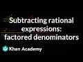 Rational Expressions and Simplification