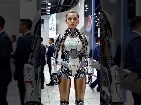 Alone among people🤖👾💁🏻‍♀️#shorts #aimodel #humanoid #irc