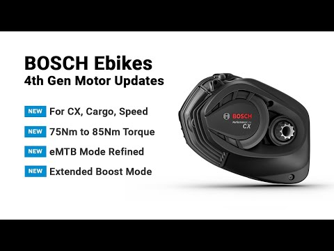 Bosch 4th Gen Performance Line Ebike Motor Updates: 85Nm Torque, eMTB Refined, Extended Boost!