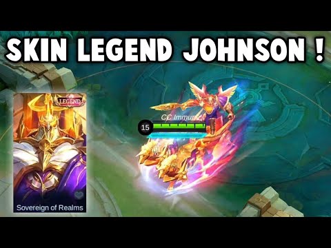 BUSET, SKIN LEGEND JOHNSON GAMEPLAY HAMPIR SEMPURNA ! RILIS DI MAGIC WHEEL ?