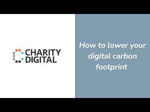 Webinar: How to lower your digital carbon footprint