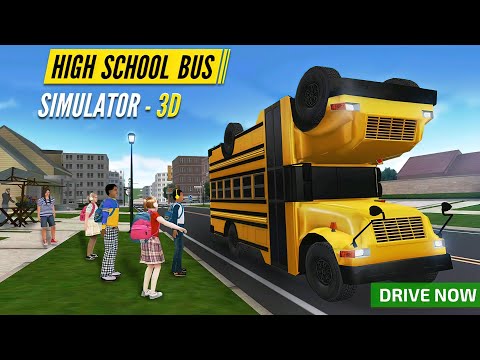 School Bus Simulator Driving - iOS Android Gameplay