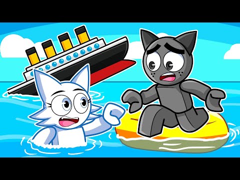 ¡GRAY y WENDA Atrapados en un BARCO QUE SE HUNDE en Roblox! (sprunki)