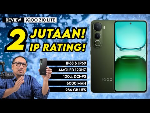 2 Jutaan IP68 & IP69, Dual Speaker, Baterai Awet, Bisa Bypass Charging! | Review iQOO Z10 Lite