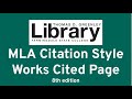 MLA Citation and Formatting Concepts