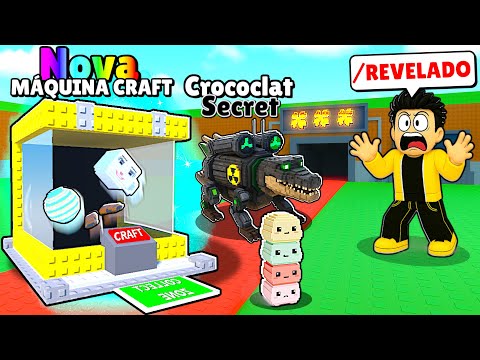NOVA MÁQUINA CRAFT COM 20 NOVOS BRAINROTS NO ROUBE UM BRAINROT