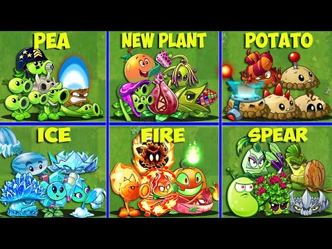 Random 6 team Plants Vs 6 Team Zombies - Who Will WIn? - Pvz 2 Battlez