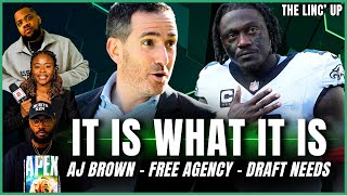 Eagles Hold Firm on AJ Brown Price Tag | Eagles Free Agency | The Linc' Up