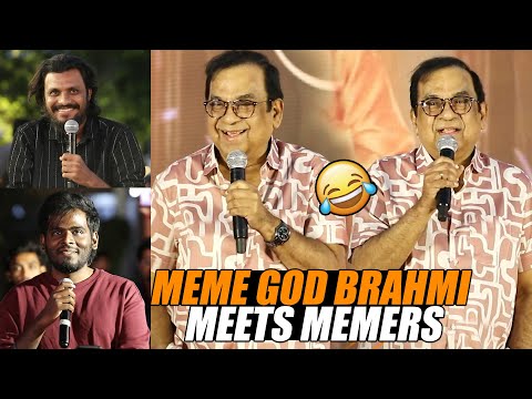 Meme God Brahmanandam Meets Memers | Brahmi Hilarious Video | Brahmanandam Birthday Celebrations