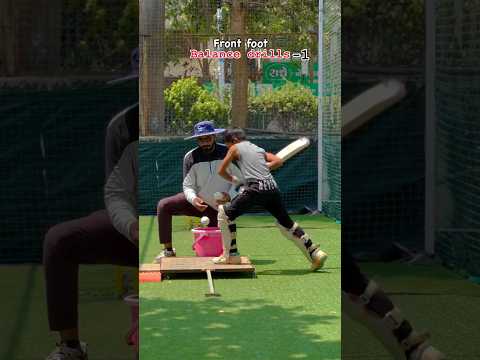 Front foot Balance drill..🔥#cricketlife #cricket #cricketlovecricket #cricketlover #balance