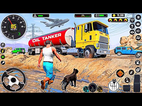 Offroad Uphill Oil Truck Simulator 3D - Transporter Truck Driving Games 3D | Android Gameplay