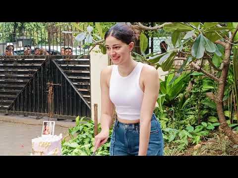 Ananya Panday Celebrates Her Birthday With Media