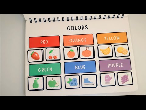 Educational Video For Kids Learning Colors, Fruit, Clothes and Counting