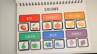 Educational Video For Kids Learning Colors, Fruit, Clothes and Counting