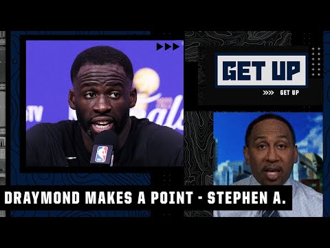 'Draymond makes a point' - Stephen A.'s thoughts on Green's comments after Game 2 technical | Get Up video clip