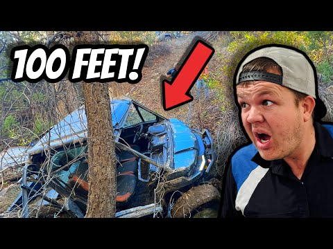 INSANE Recovery We Rescued Machine from 100 Feet Down a Cliff!