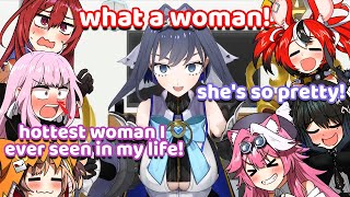 HoloEN Girls Can't Stop Talking about How Gorgeous and Pretty Kronii i