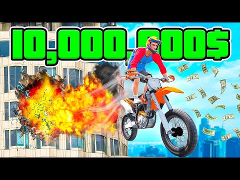 Ich werde 10.000.000$ STUNTMAN in GTA 5!