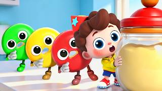 Petak Umpet Donat Warna-Warni🍩| Lagu Donat | Lagu Anak-anak | Ayo ! Neo 🌟| BabyBus Bahasa Indonesia