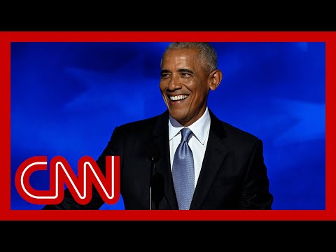 Barack Obama pokes fun at Trump in his DNC speech