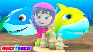 Canciones Infantiles en Español 👶 | Baby Shark Song con Luke and Lily