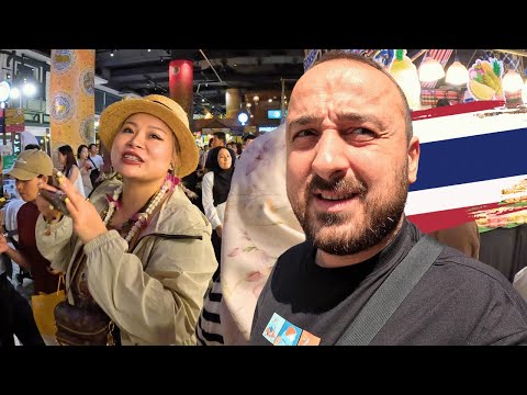 Tayland'ın Şaşırtan Sokak Pazarı | Bangkok 🇹🇭-451