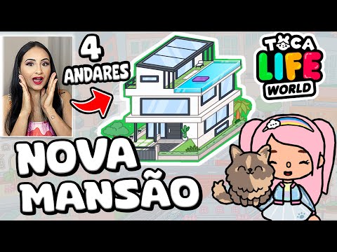 NOVA CASA MANSÃO DE 4 ANDARES E NOVOS ITENS DE DECORAÇÃO NO TOCA LIFE WORLD, Nova Atualização