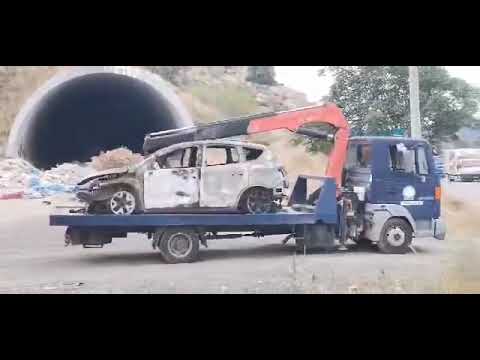 Εκτέλεση στον Κορυδαλλό: Αυτό είναι το καμένο αυτοκίνητο των δραστών
