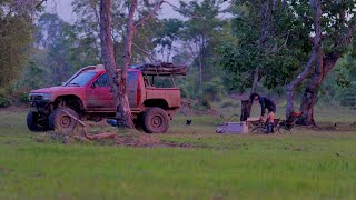 ប្រសាទកំពង់ស្វាយ ខេត្តព្រះវិហារ មួយយប់មួយថ្ងៃដំណើរកម្សាន្តបែបOff road Sleeping overnight an cooking