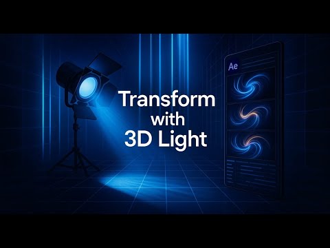 Add 3D Lighting in After Effects and Watch What Happens!