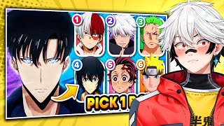 TOSHI Escolhe APENAS UM Garoto de ANIME para SALVAR