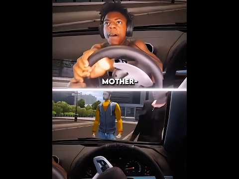 Speed Takes His First Drive in Game 😂 #ishowspeed #funny #funnyvideo
