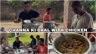 CHANNA KI DAAL WITH CHICKEN |