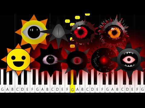 Mr. Sun in 10 PHASES (Incredibox SPRUNKI) - Piano Tutorial