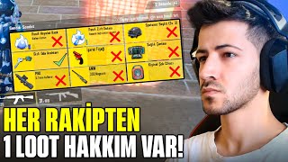 HER RAKİPTEN 1 LOOT HAKKIM VAR!(GİZLİ ODA ANAHTARI ÇIKTI) Pubg mobile