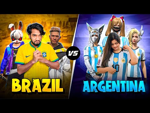 নেহার Pro Argentina Squad 🇦🇷 VS প্রো রুবেল ভাইয়ের Bot Brazil Squad 🇧🇷 | কে জিতবে? 🤔