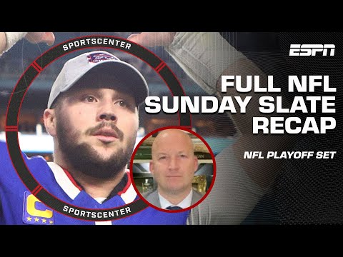 NFL PLAYOFFS ARE SET  Full NFL regular season finale RECAP  | SportsCenter video clip