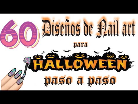 60 Nail Art para #halloween Paso a Paso!!