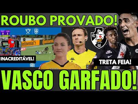 ESTÁ PROVADO! ERRO ESCANDALOSO CONTRA O VASCO! UMA VERGONHA! TRETA ENTRE THIAGO MENDES E PUMITA!