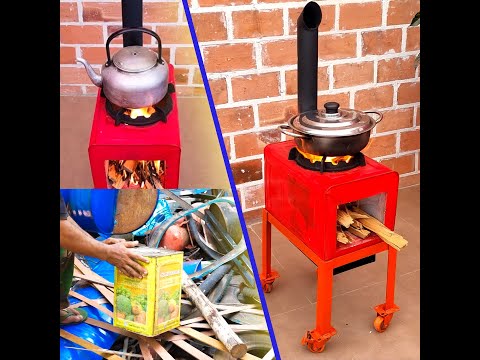 Recycle Thrown away Bucket to an Awesome Portable Wood Stove