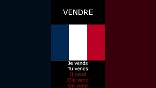 "To sell" ("Vendre") conjugation in French 🇫🇷 #languages #learning #learningfrench #French