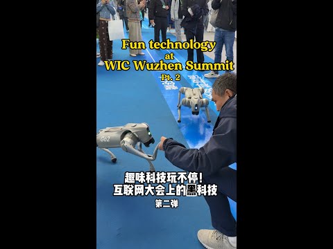 Fun technology at World Internet Conference Wuzhen Summit Pt 2